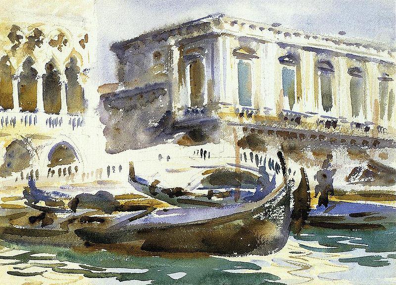 Venice The Prison, John Singer Sargent